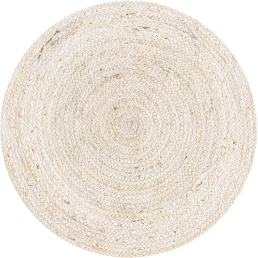 Handmade Braided Jute Round Rug
