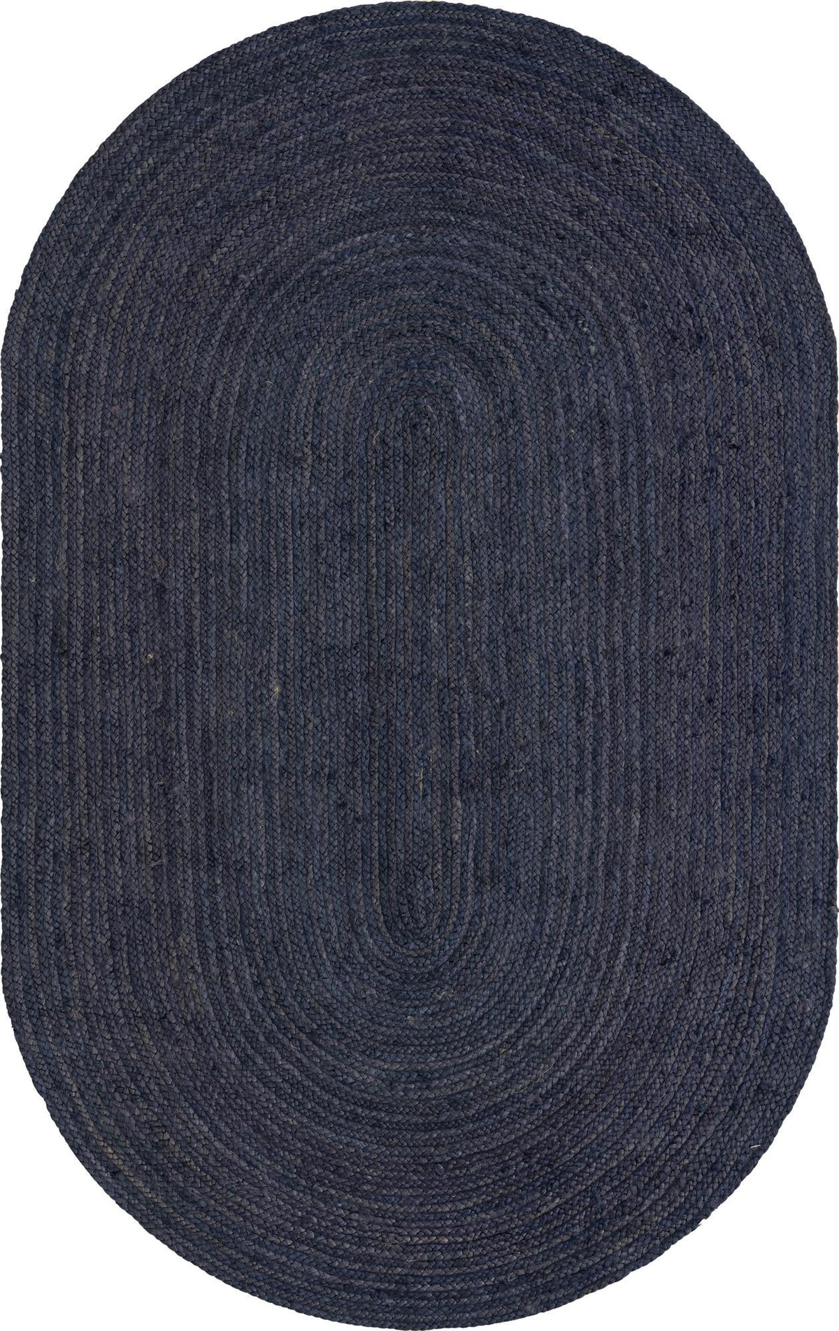 Handmade Braided Jute Oval Rug