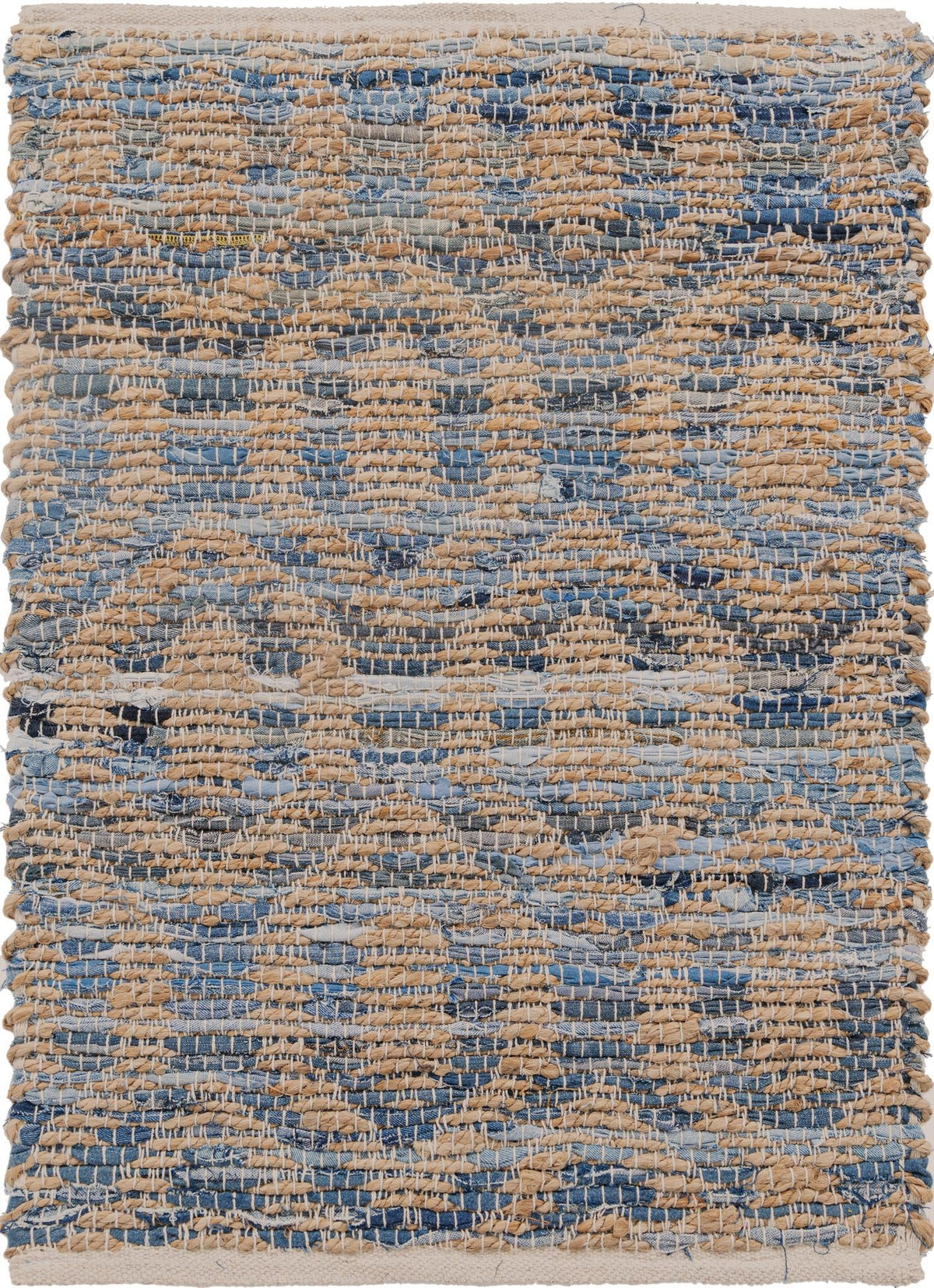 Hand Woven Chindi Jute Rug
