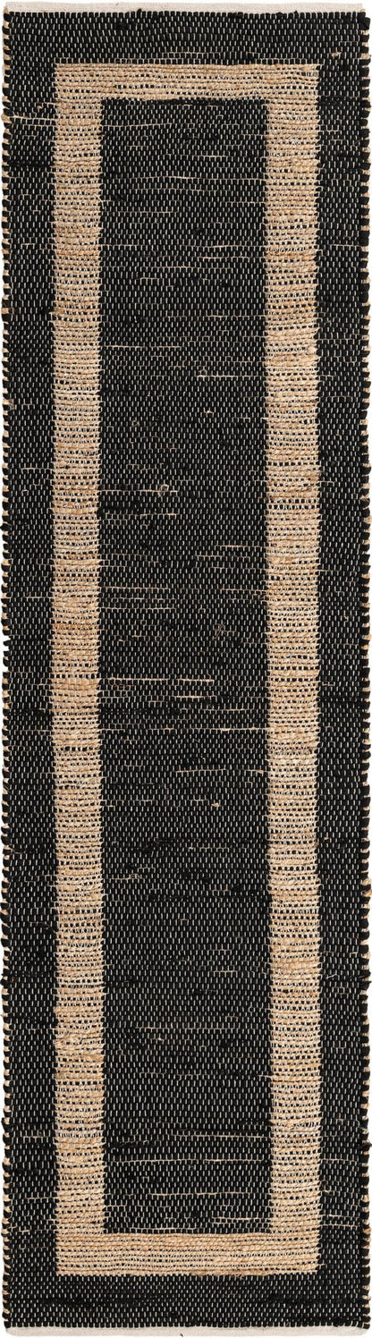 Hand Woven Chindi Jute Runner Rug