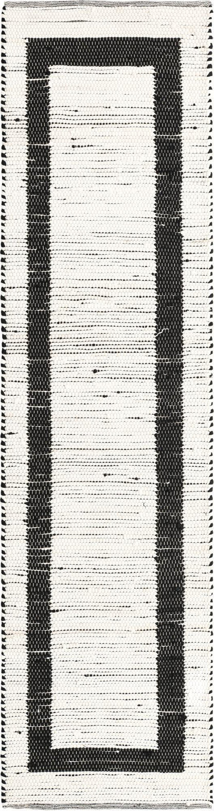 Hand Woven Chindi Jute Runner Rug