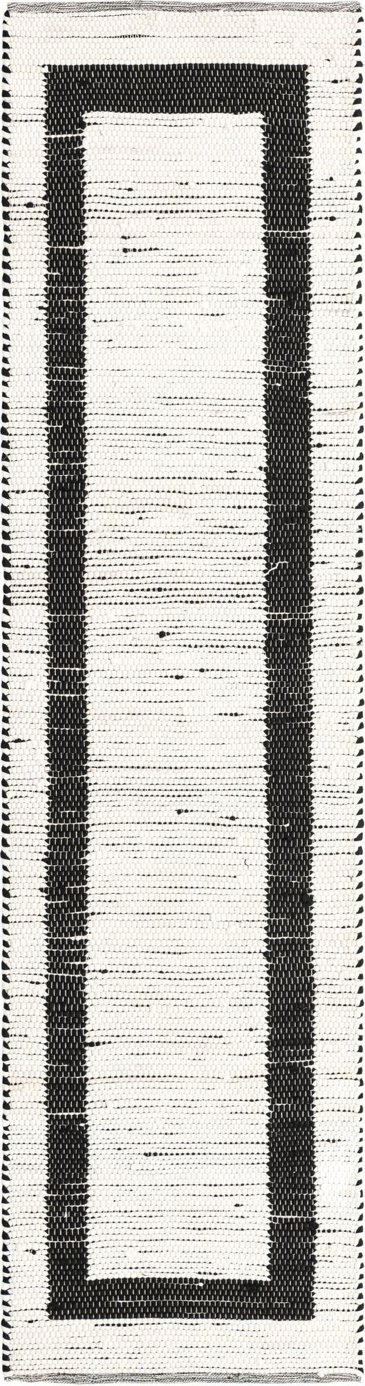 Hand Woven Chindi Jute Runner Rug