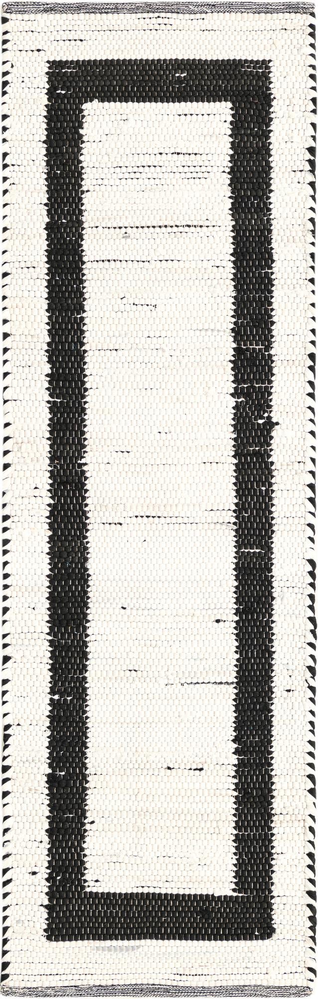 Hand Woven Chindi Jute Runner Rug