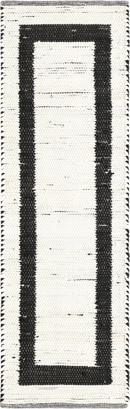Hand Woven Chindi Jute Runner Rug