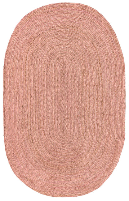 Handmade Braided Jute Oval Rug