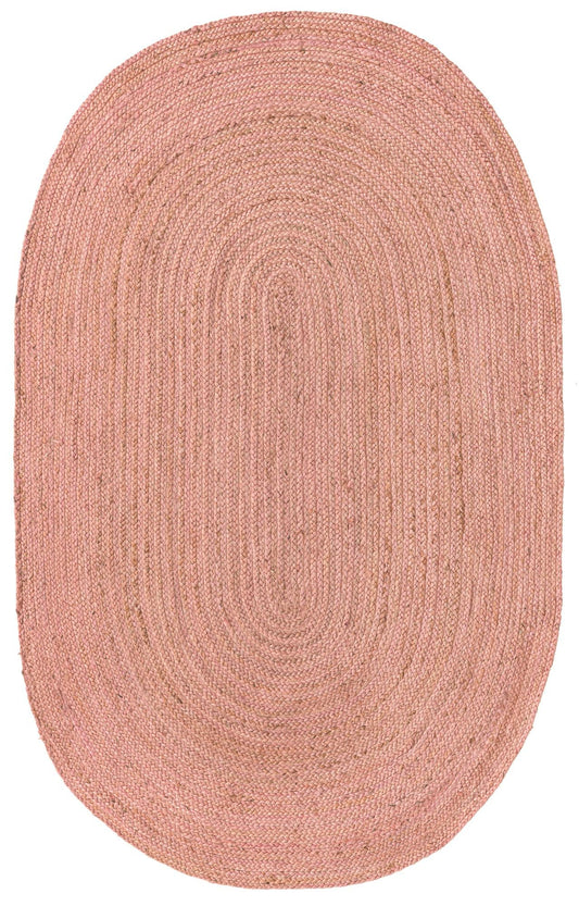 Handmade Braided Jute Oval Rug