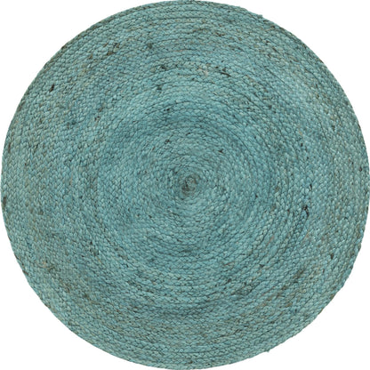 Handmade Braided Jute Round Rug