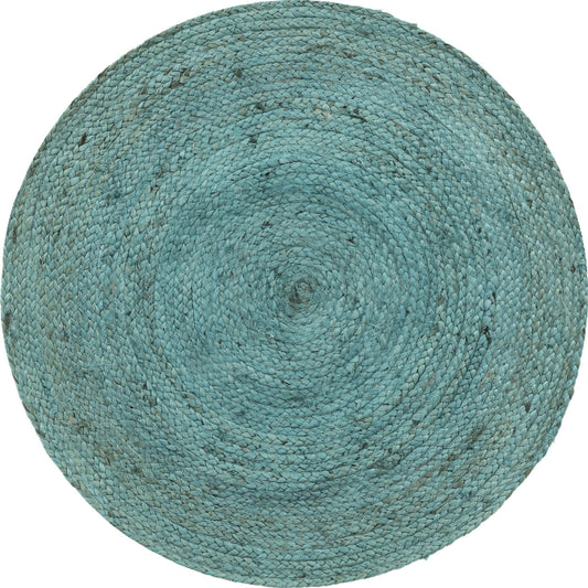 Handmade Braided Jute Round Rug