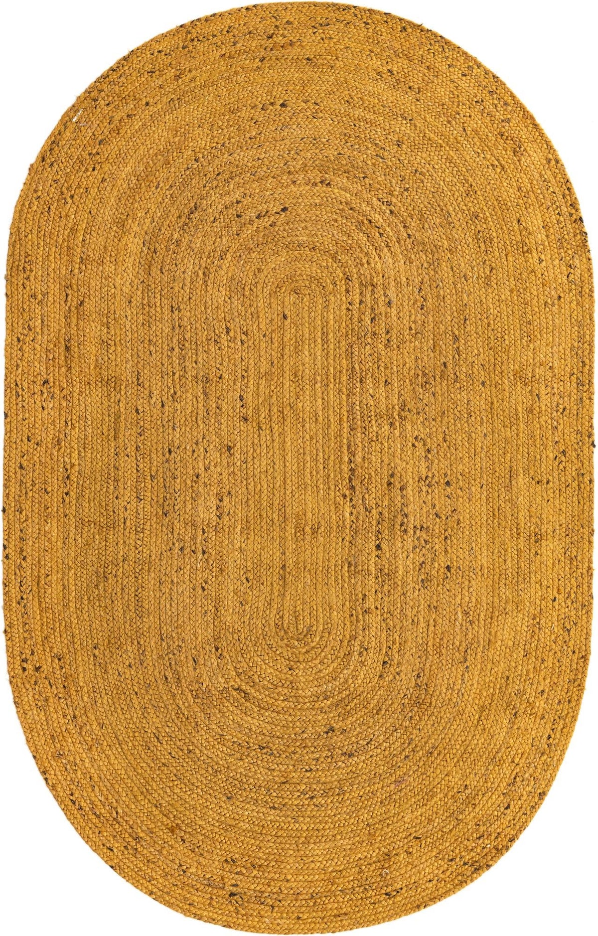 Handmade Braided Jute Oval Rug