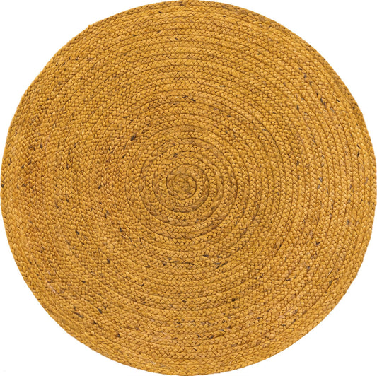 Handmade Braided Jute Round Rug