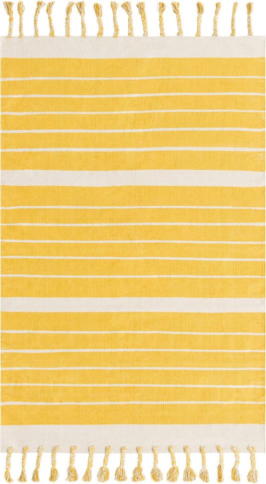 Hand Woven Chindi Cotton Rug