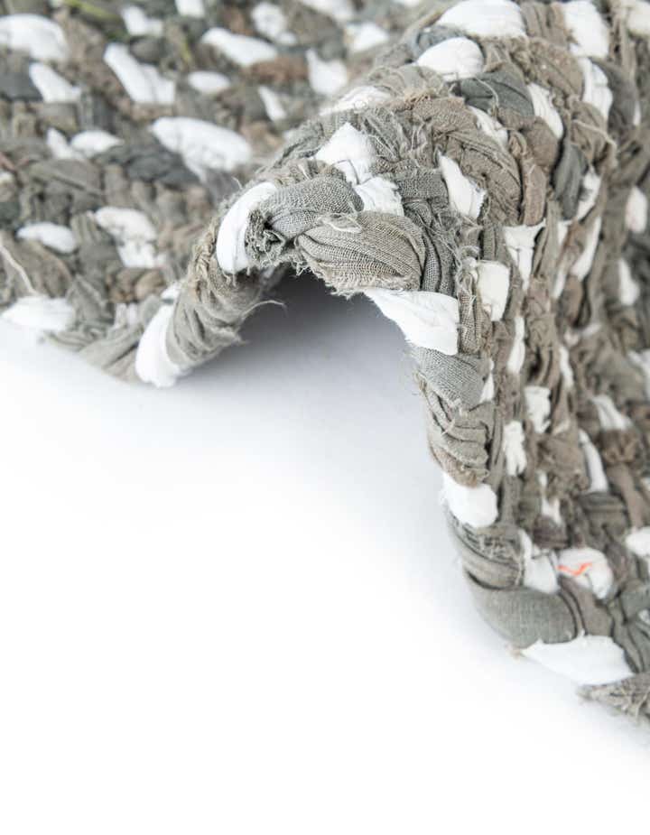 Braided Chindi Hand-Braided Runner Rug 100% Cotton