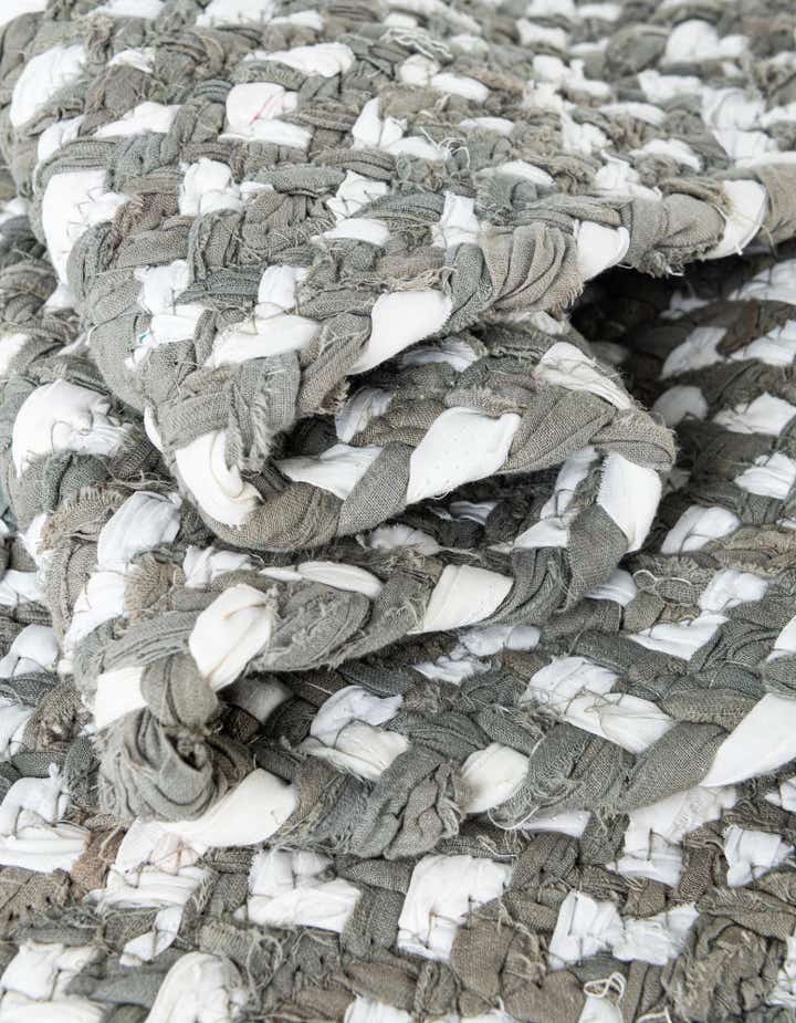 Braided Chindi Hand-Braided Runner Rug 100% Cotton