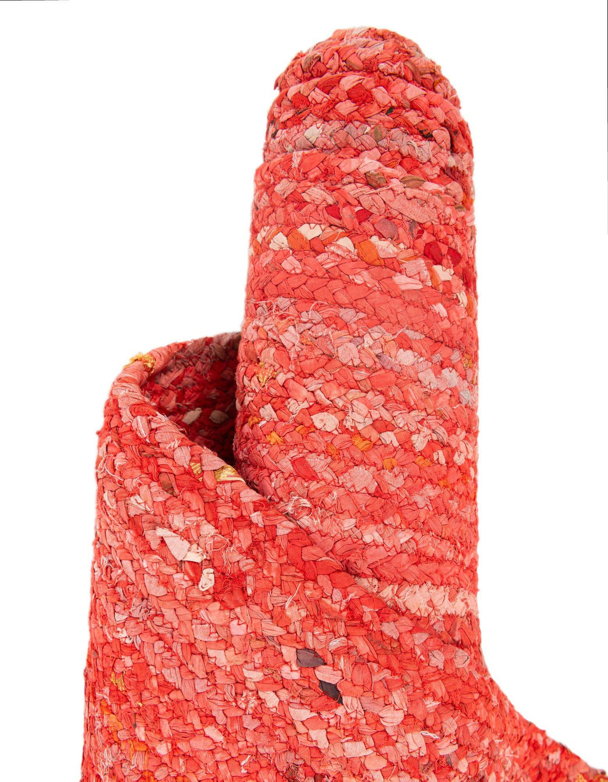 Braided Chindi Hand-Braided Table Runner Rug 100% Recycled Cotton