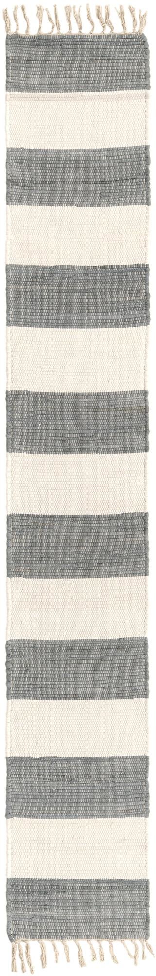 Hand Woven Chindi Rag Table Runner Rug