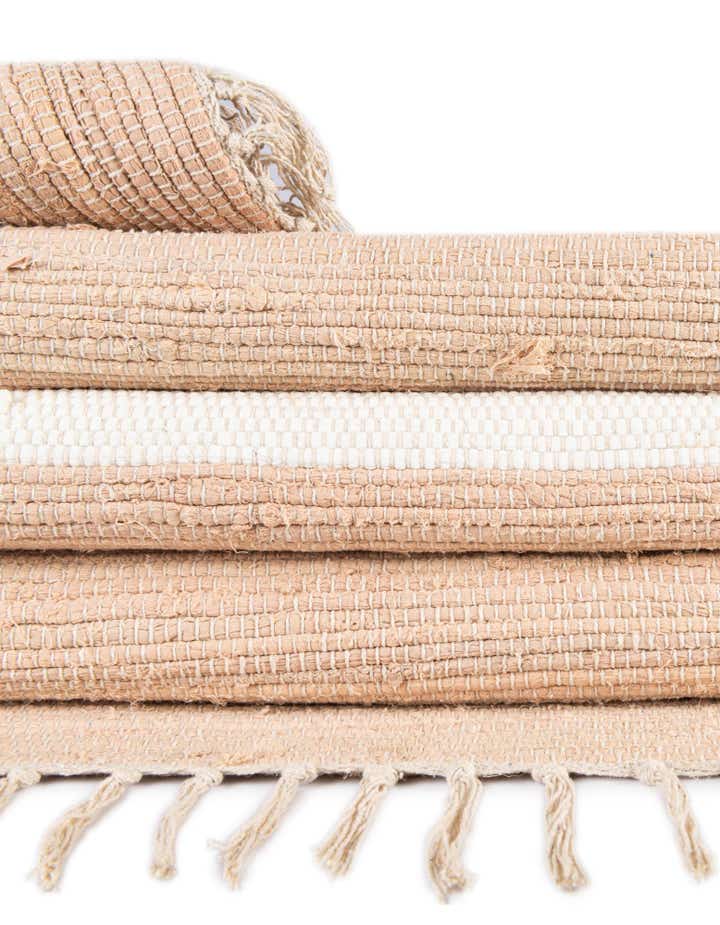 Chindi Rag Hand-Woven Table Runner Rug 100% Cotton