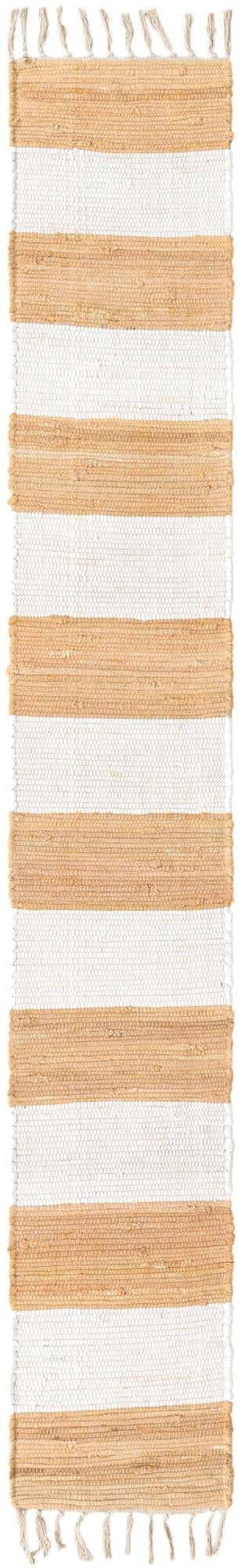 Hand Woven Chindi Rag Table Runner Rug