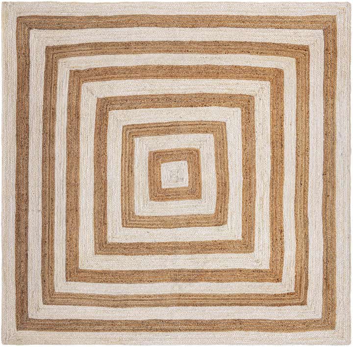 Braided Jute Hand-Braided Area Rug 100% Natural Fiber
