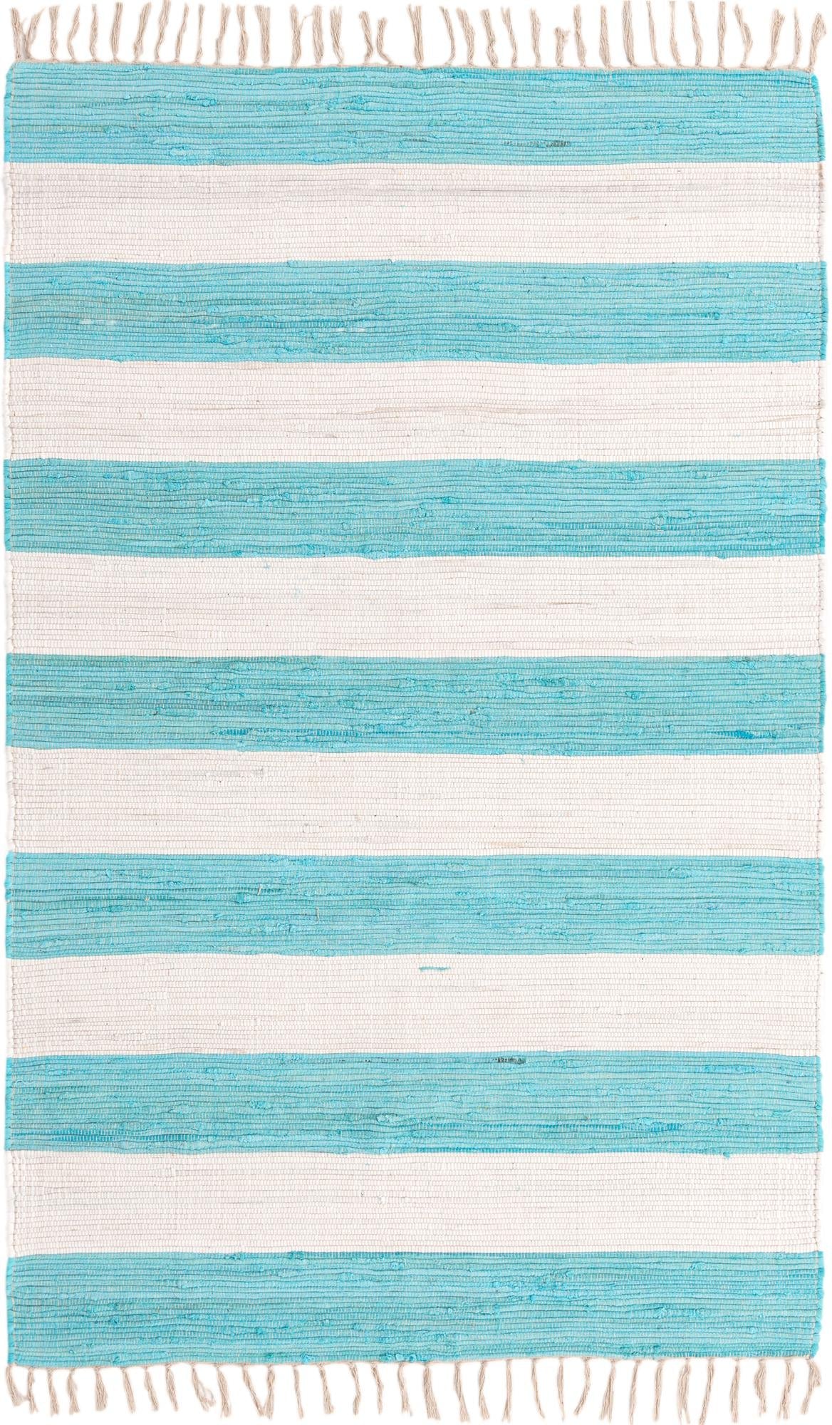 Hand Woven Chindi Rag Rug