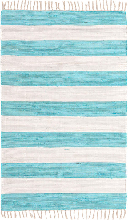 Hand Woven Chindi Rag Rug