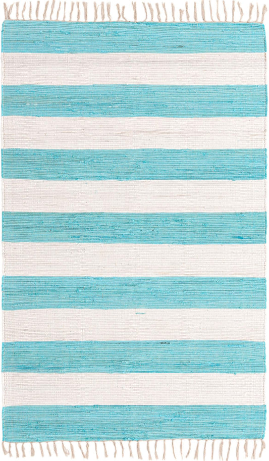 Hand Woven Chindi Rag Rug