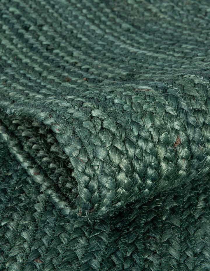 Braided Jute Hand-Braided Oval Rug 100% Natural Fiber