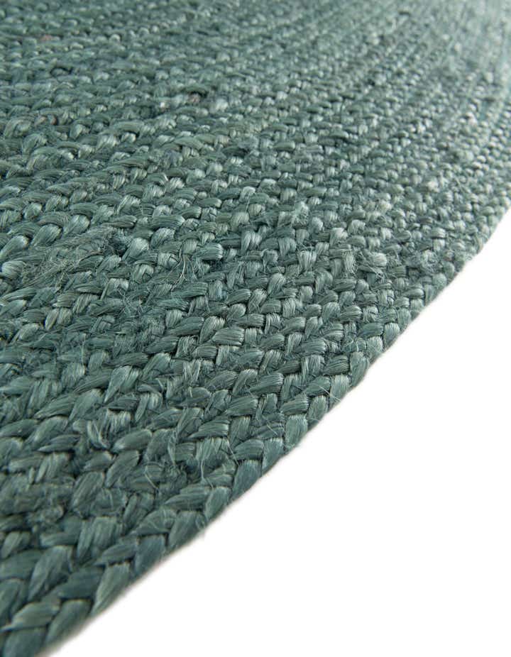 Braided Jute Hand-Braided Oval Rug 100% Natural Fiber