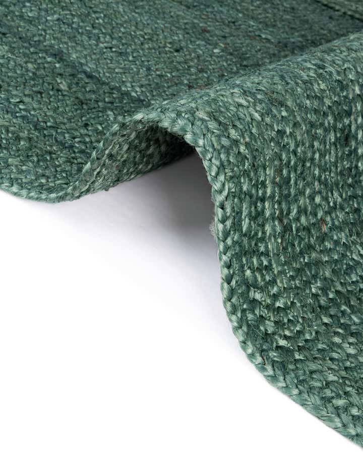 Braided Jute Hand-Braided Oval Rug 100% Natural Fiber
