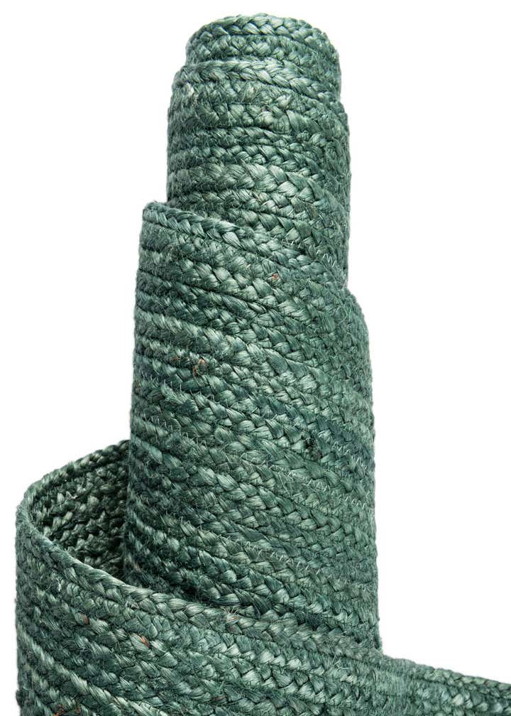 Braided Jute Hand-Braided Oval Rug 100% Natural Fiber