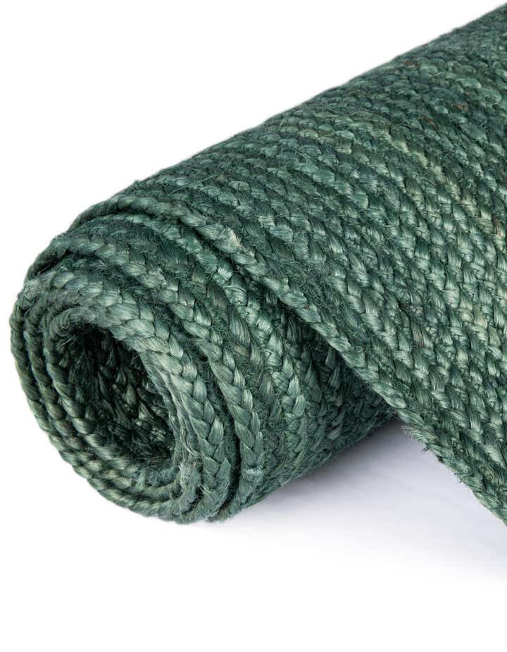 Braided Jute Hand-Braided Oval Rug 100% Natural Fiber