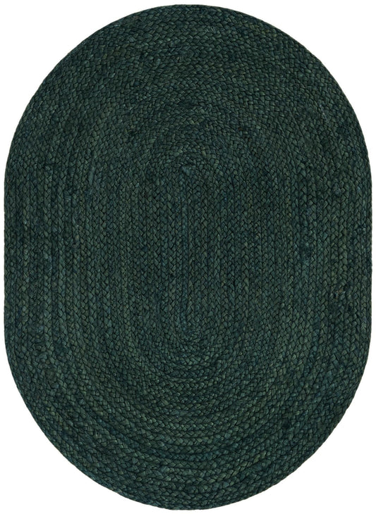 Handmade Braided Jute Oval Rug