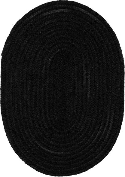 Handmade Braided Jute Oval Rug