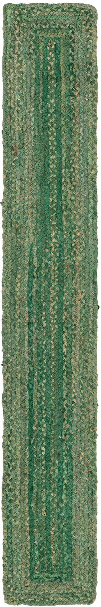 Handmade Braided Chindi Table Runner Rug