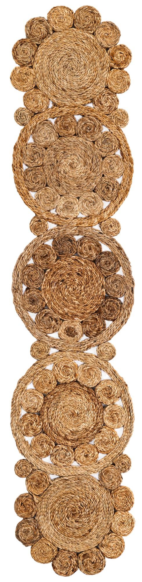 Braided Jute Table Runner Rug