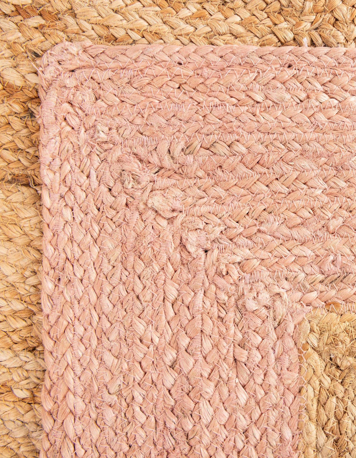 Braided Jute Hand-Braided Area Rug 100% Natural Fiber