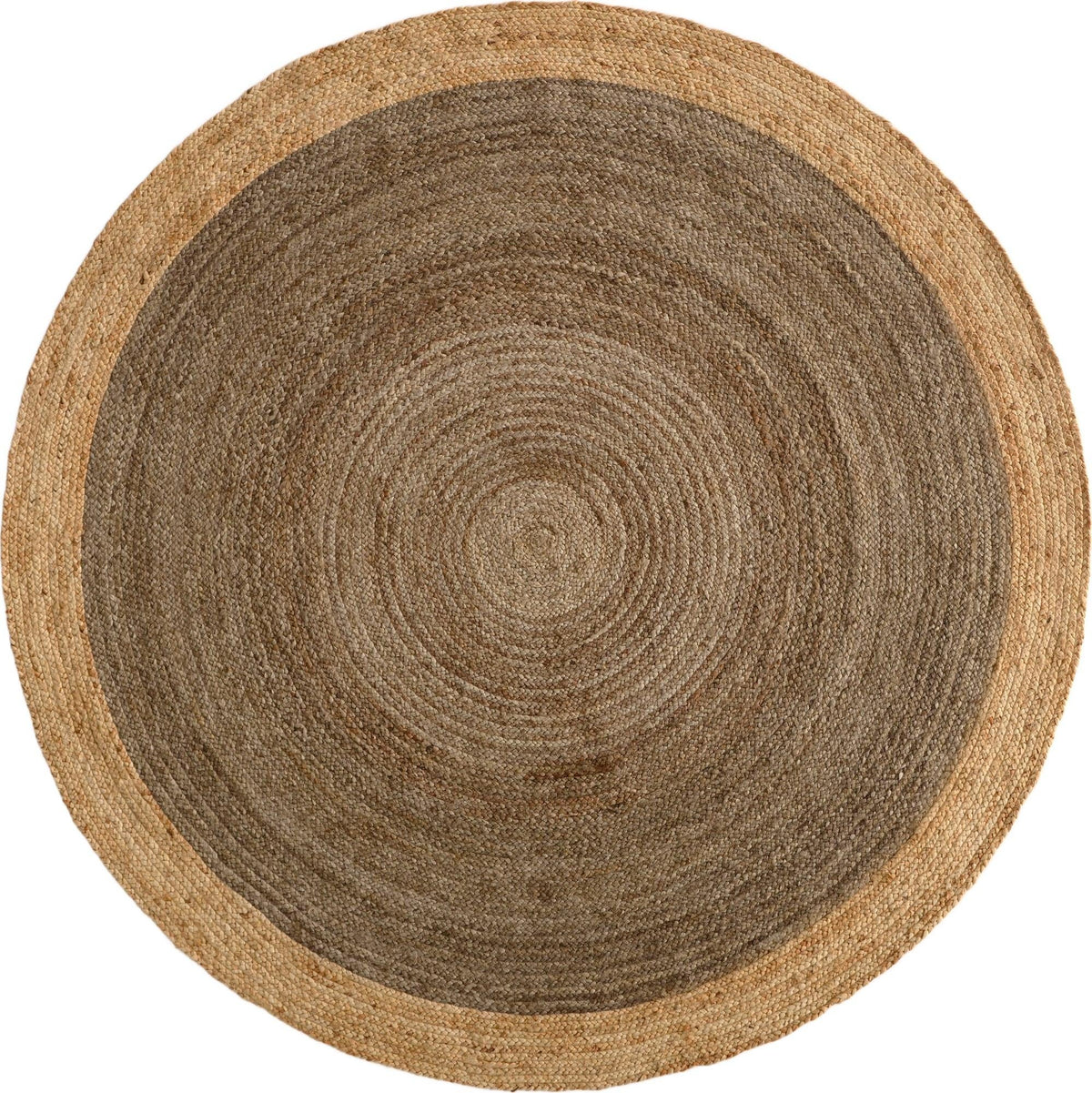 Handmade Braided Jute Round Rug