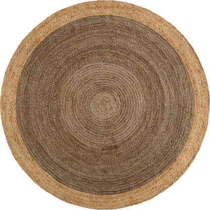 Handmade Braided Jute Round Rug