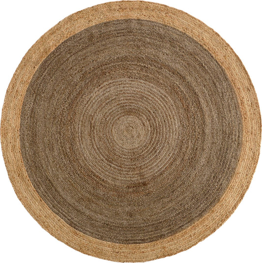 Handmade Braided Jute Round Rug