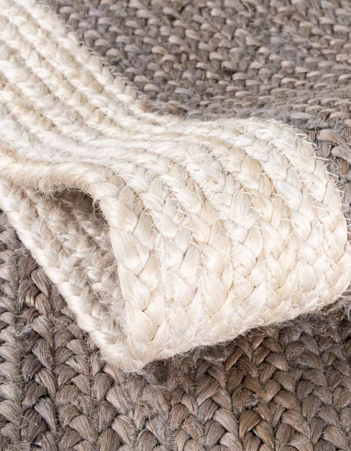 Braided Jute Hand-Braided Runner Rug 100% Natural Fiber