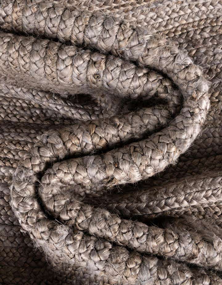 Braided Jute Hand-Braided Runner Rug 100% Natural Fiber