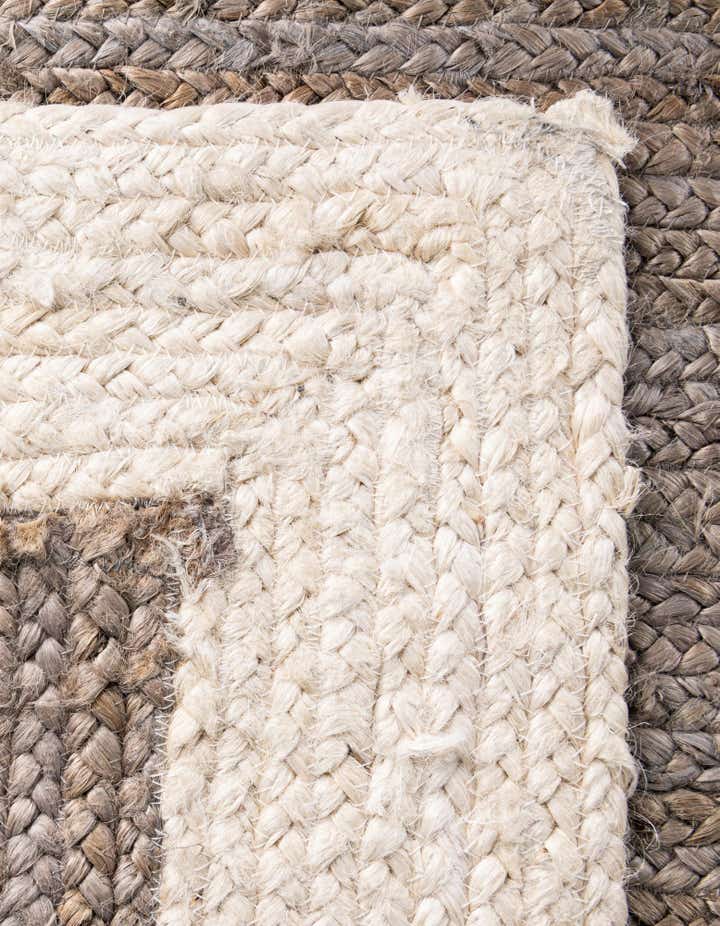 Braided Jute Hand-Braided Runner Rug 100% Natural Fiber