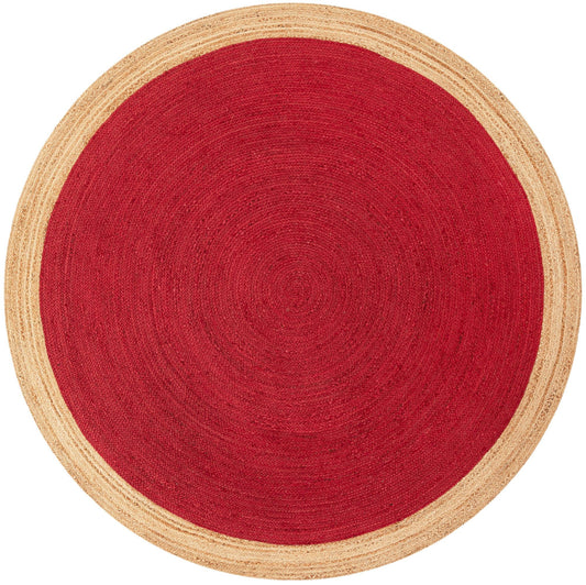 Handmade Braided Jute Round Rug