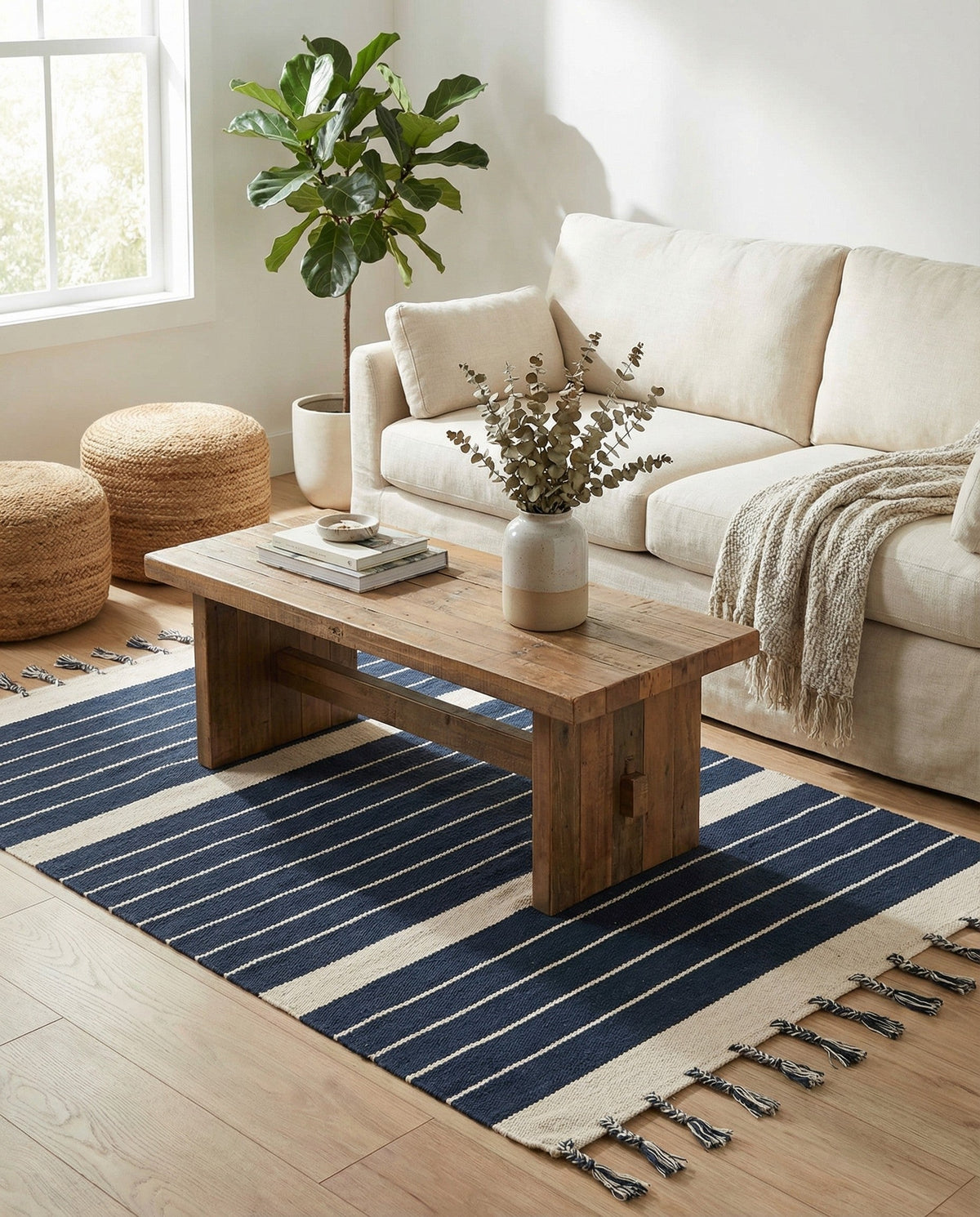 Hand Woven Chindi Cotton Rug