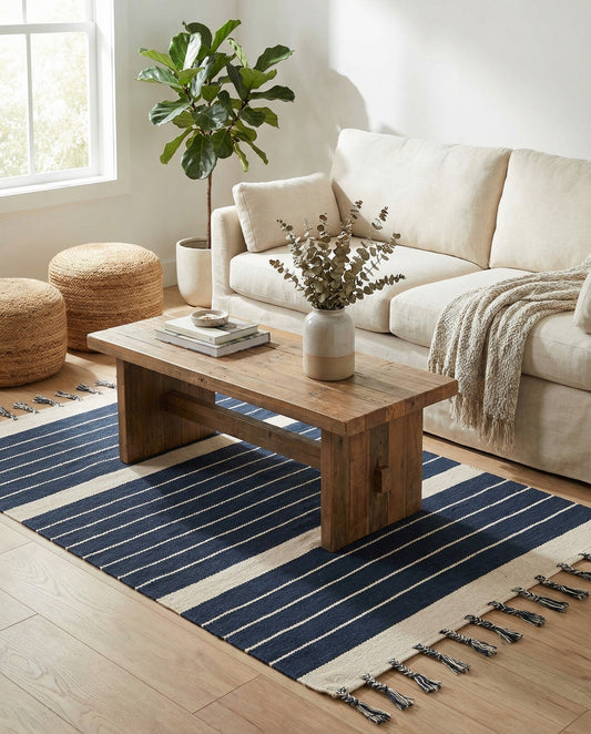 Hand Woven Chindi Cotton Rug