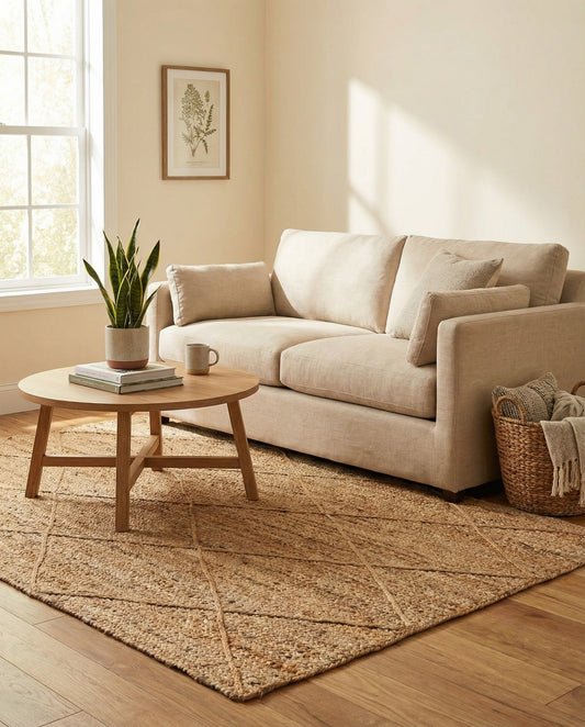 Handmade Braided Jute Rug