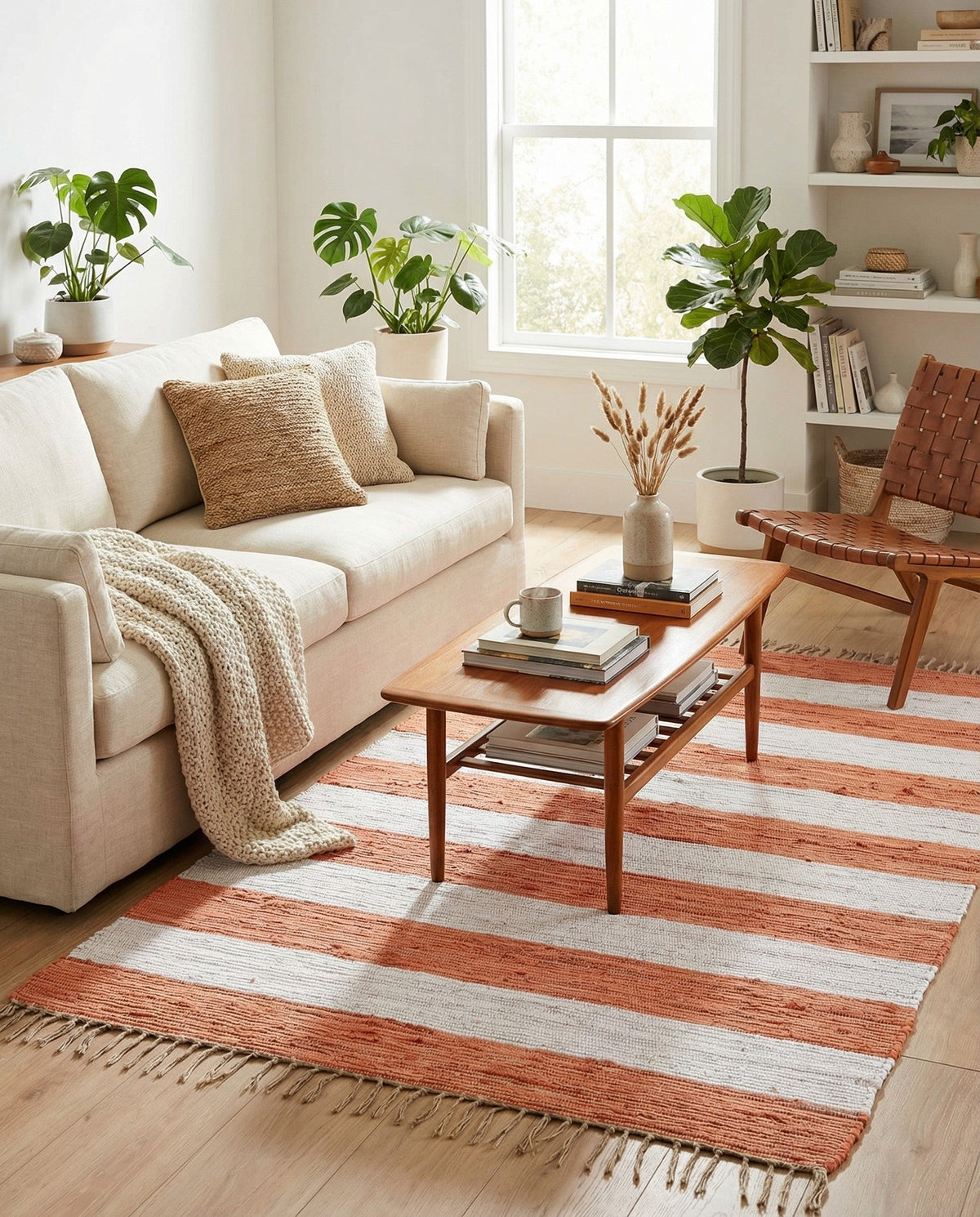 RR-COLOR|Coral and Ivory