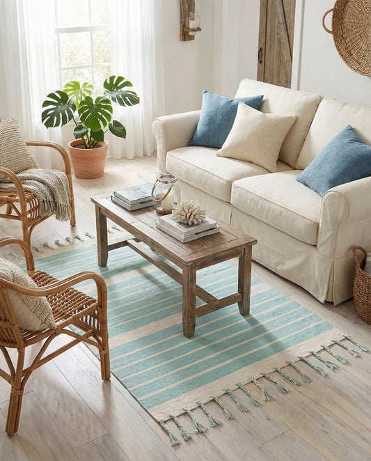 RR-COLOR|Aqua and White (5187)