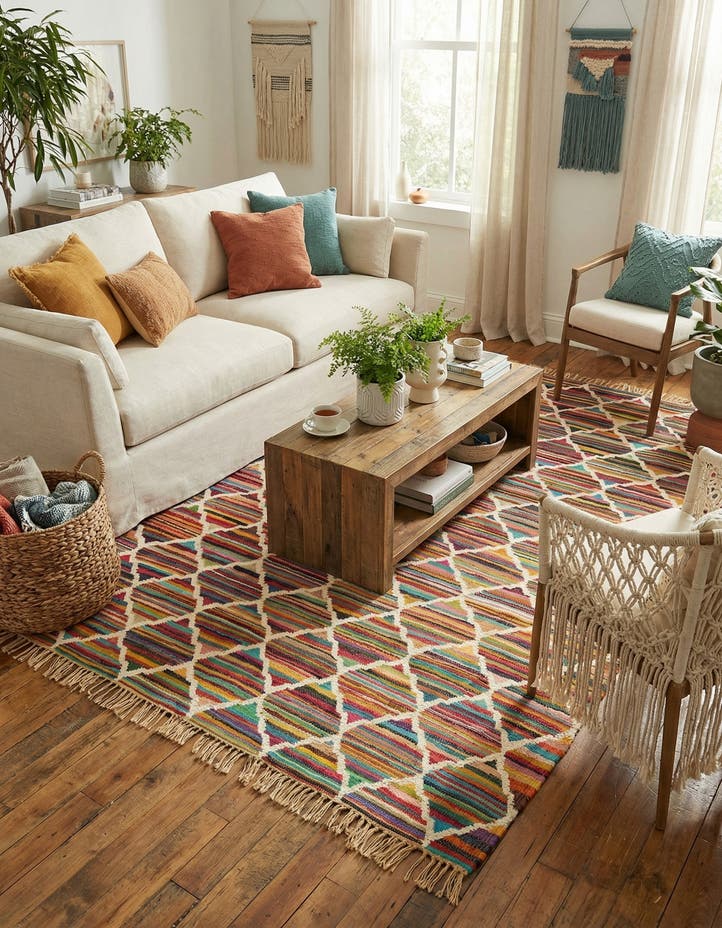 Chindi Cotton Hand-Woven Area Rug
