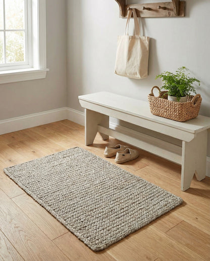 Handmade Braided Jute Rug