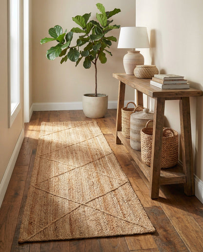 Handmade Braided Jute Runner Rug